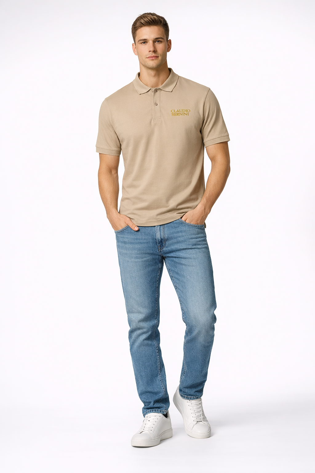 Claudio Bernini Basic Poloshirt